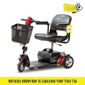 Pride Go-Go Elite Traveller Plus 3-Wheel, Red - Provo Location